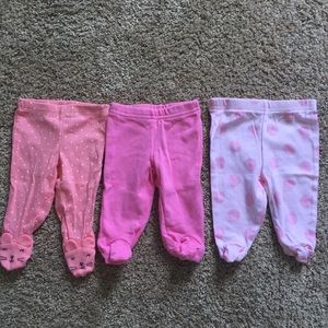 ⭐3/$10 Bundle of 3 Footie Pants
